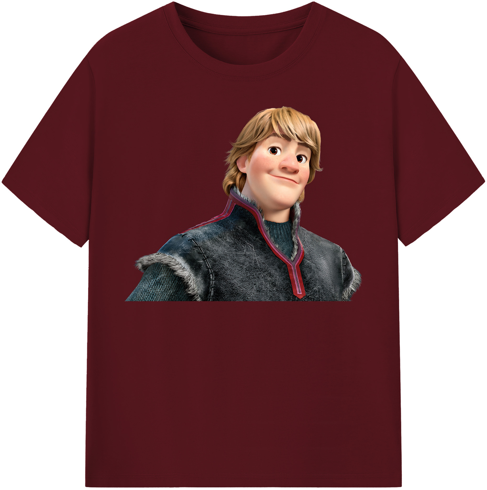（画像用） アナと雪の女王 アンナ エルサ Frozen Anna Elsa 綿100％半袖Tシャツ（フロントプリント）
